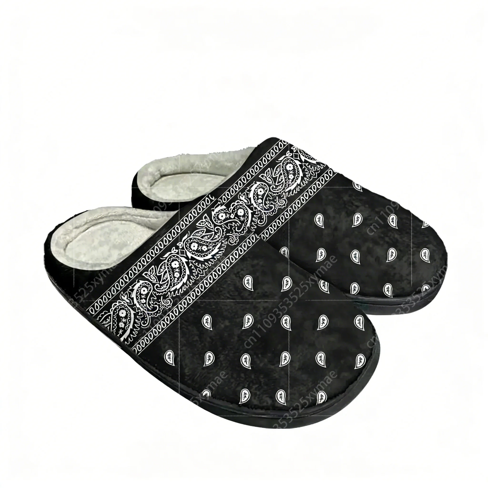 Bandana Cotton - Bandana Paisley Cotton Slippers Mens Womens