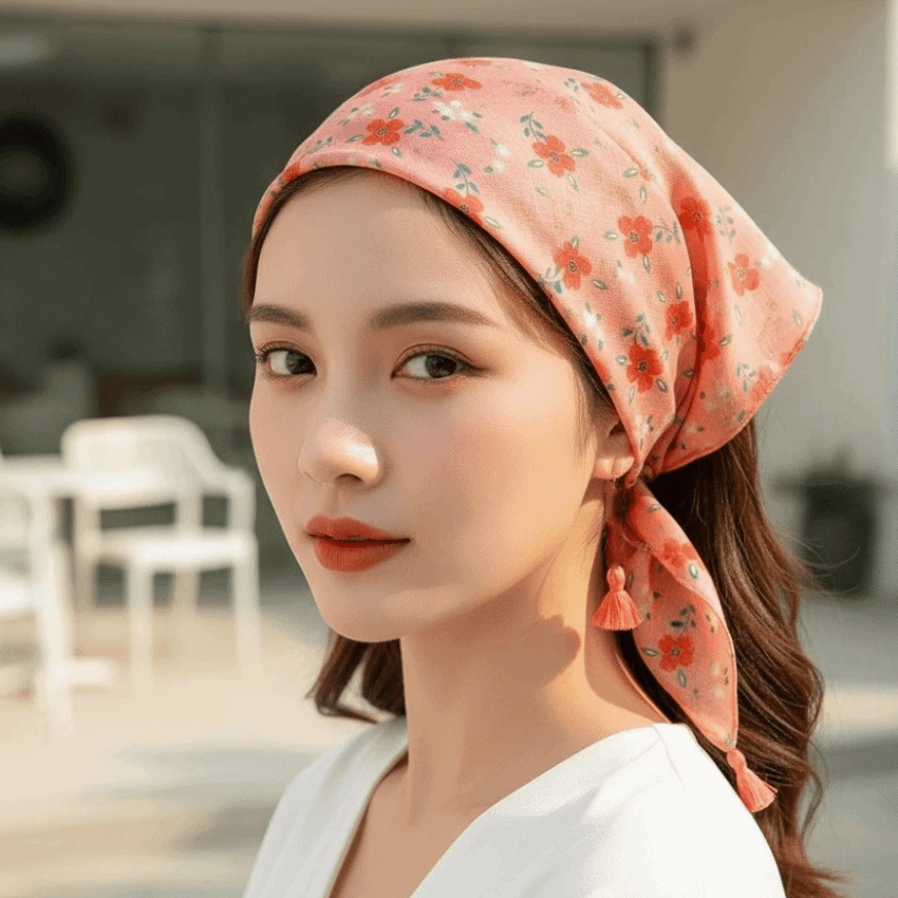 Neck Wrap Cotton-Linen Square  - огляд і ціна Bandana Cotton