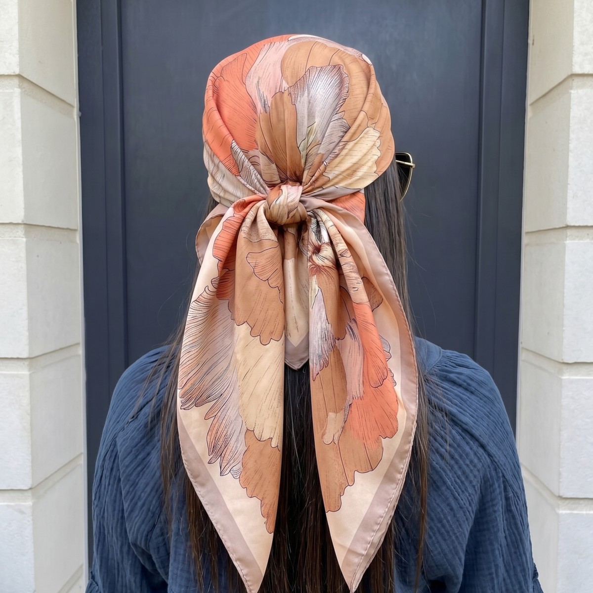 Women Silk Square Scarf Lady B - огляд і ціна Pashmina Wrap Large