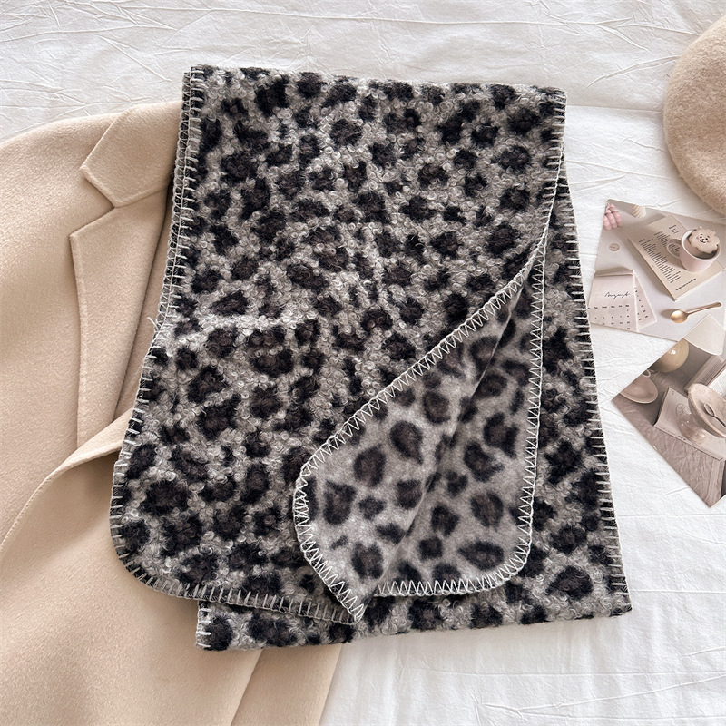 Autumn Winter Leopard Scarf Wo - огляд і ціна Pashmina Wrap Large
