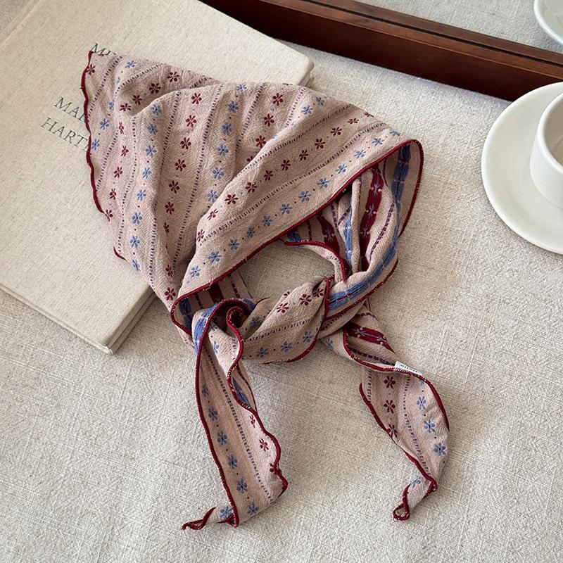 *1Pcs Soft Cotton Linen Triang - огляд і ціна Bandana Cotton