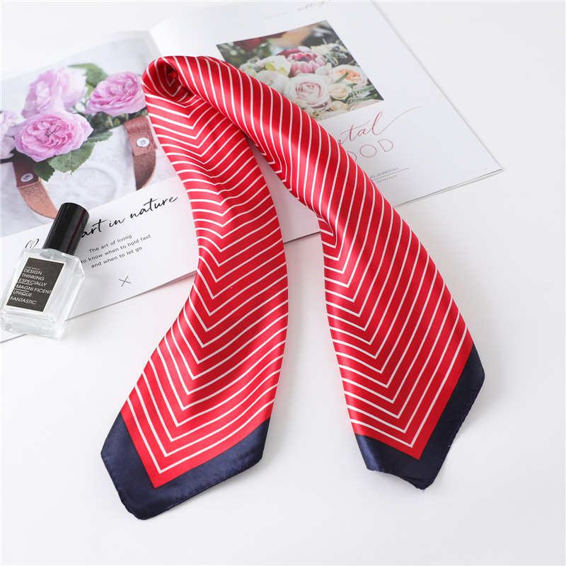 Luxury Stripe Silk Square Scar - огляд і ціна Silk Tie Striped