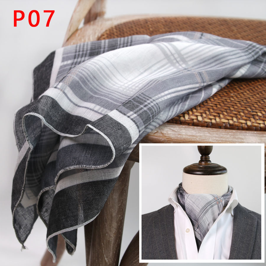 Men's Square Scarf with Button - огляд і ціна Bandana Cotton
