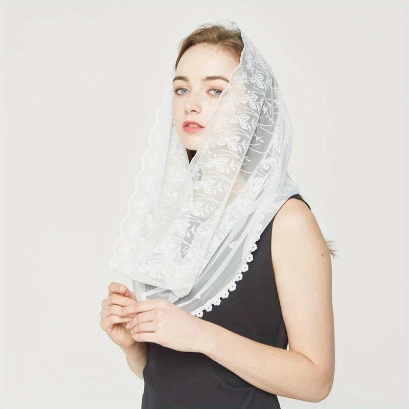 Women Chapel Veils Lady Mantil - огляд і ціна Infinity Scarf Knit