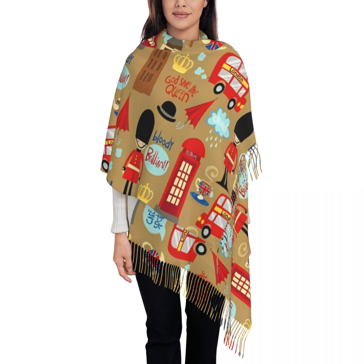 Enchanted London Scarf for Wom - огляд і ціна Pashmina Wrap Large