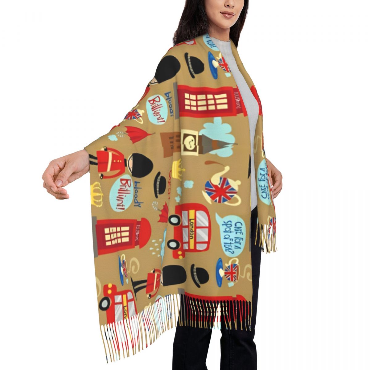 Enchanted London Scarf for Wom - огляд і ціна Pashmina Wrap Large