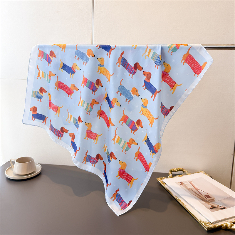Ladies Cotton Dog Printed Squa - огляд і ціна Bandana Cotton